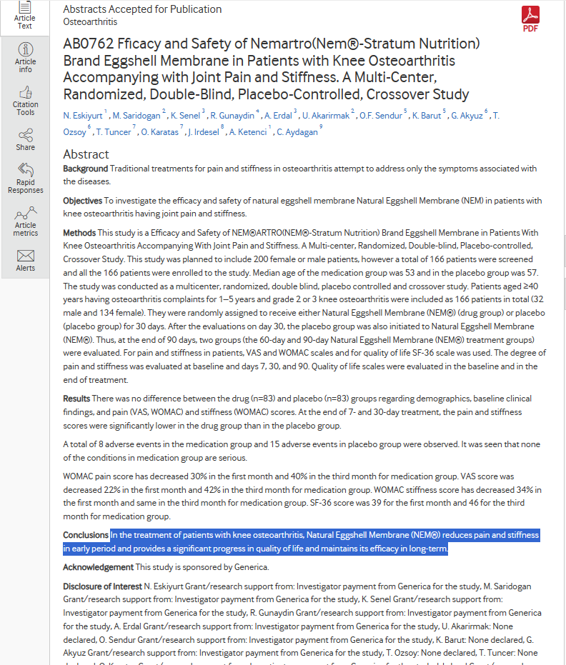 減輕關節疼痛和僵硬